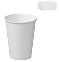 Castaway Cup 12oz  Paper Single Wall White 1000 Carton