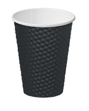 Castaway Cup 12oz Dimple Black 25Sleeve