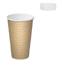 Castaway Cup 16oz Dimple Brown 300Carton