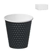 Castaway Cup 8oz Dimple Black 500Carton