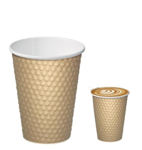 Castaway Cup 8oz Dimple Brown 25Sleeve