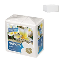Castaway Napkin Dinner Elegance Redi Fold White 500CTN