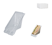 Castaway Sandwich Wedge Extra Large Clear 500Carton