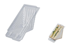 Castaway Sandwich Wedge Small Clear 100Pack