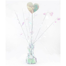 Centrepiece Iridescent hearts