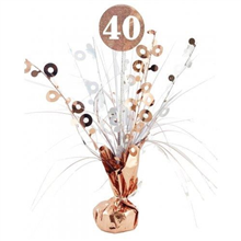 Centrepiece Rose Gold 40TH