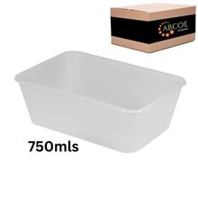 Chanrol Container Rectangular Freezer 750ml 500CTN