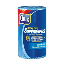 Chux Superwipe Heavy Duty Roll Blue 45mx30cm