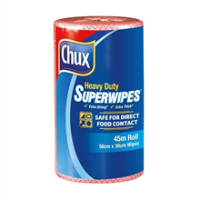 Chux Superwipe Heavy Duty Roll Red 45Mx30cm