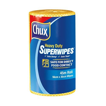 Chux Superwipe Heavy Duty Roll Yellow 45Mx30cm
