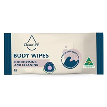 Clean Life Body Wipes 40PK