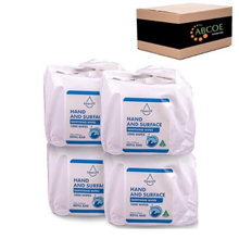Clean Life Hand  Surface Sanitising Wipes 1000PK 4CTN