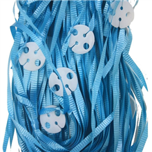 Clipped Ribbons Turquoise 25 Pack
