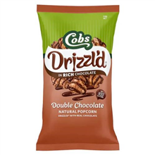 Cobs Popcorn Drizzld Double Choc 118G
