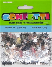 Confetti Stars Silver 14G
