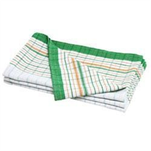 Connoisseur Tea Towels Green Print 3 Pack