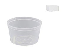 Container Round Microwave C16 440ml 500 Carton