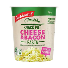 Continental Snack Pot Cheese Bacon 70G
