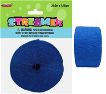 Crepe Streamer Royal Blue 24M