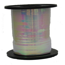 Curling Ribbon Iridescent White 225m