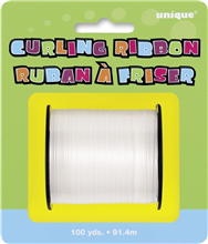 Curling Ribbon White 914m