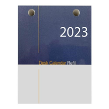 Desk Calendar Refill Top Punched