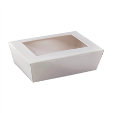 Detpak Lunch Box Large Window White 50 Packet