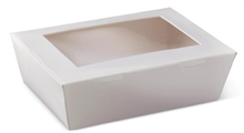 Detpak Lunch Box Medium Window White 10 Packet