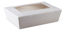 Detpak Lunch Box Small Window White 10 Packet
