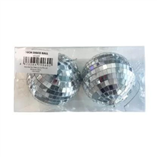 Disco Ball 2 pk 10cm