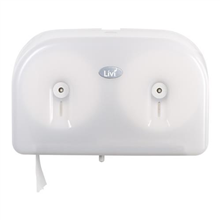 Dispenser Livi Toilet Paper Jnr Jumbo Double 5512 