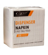 Dispenser Napkin Wht Tall Fold 5000Ctn