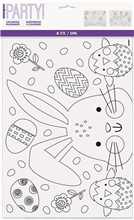 EASTER COLOURING PLACEMATS 8PK 