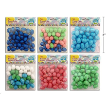 EASTER MINI FOAM EGGS 36PK ASSORTED G90800