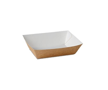 ECO SAVER CARDBOARD KRAFT TRAY 2 SMALL 900CTN
