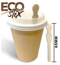 ECOSTIX SHORT STOPPER WOODEN 65MM 200PK