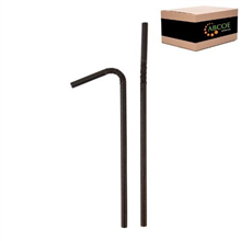 Eco Straw Flexi Paper Black 2200CTN
