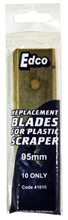 Edco Blades to Suit Plastic Scraper 95mm 10Pack
