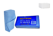 Edco Merriwipe Heavy Duty Wipe 60x45cm Blue 200Carton