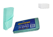 Edco Merriwipe Heavy Duty Wipe 60x45cm Green 200Carton