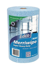 Edco Merriwipe Roll HD Blue 45m