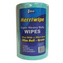 Edco Merriwipe Roll HD Green 45m