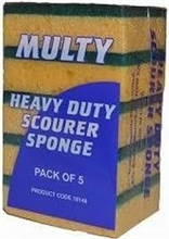 Edco Multy Scourer Sponge Heavy Duty 5Pack