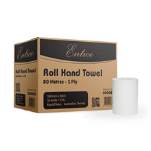 Entice Roll Towel 1Ply 80m 16CTN
