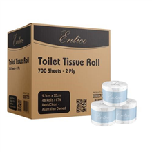 Entice Toilet Paper Premium 2Ply 700SH 48CTN