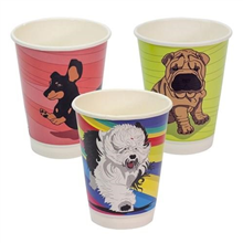 Envirochoice Cup Double Wall 12Oz Dog Series 500 Ctn 