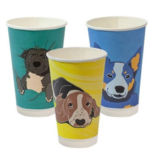 Envirochoice Cup Double Wall 16Oz Dog Series 500 Ctn 