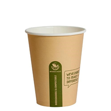Envirochoice Hot Cup Single Wall 12Oz Kraft 50 Pack