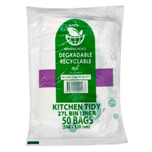 Envirochoice Kitchen Tidy 27L 50 Pack
