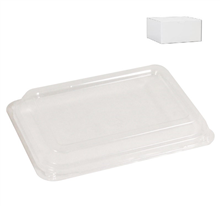 Envirochoice Natural Fibre Rectangle Lid For 370ml 50 Pack 10 Carton